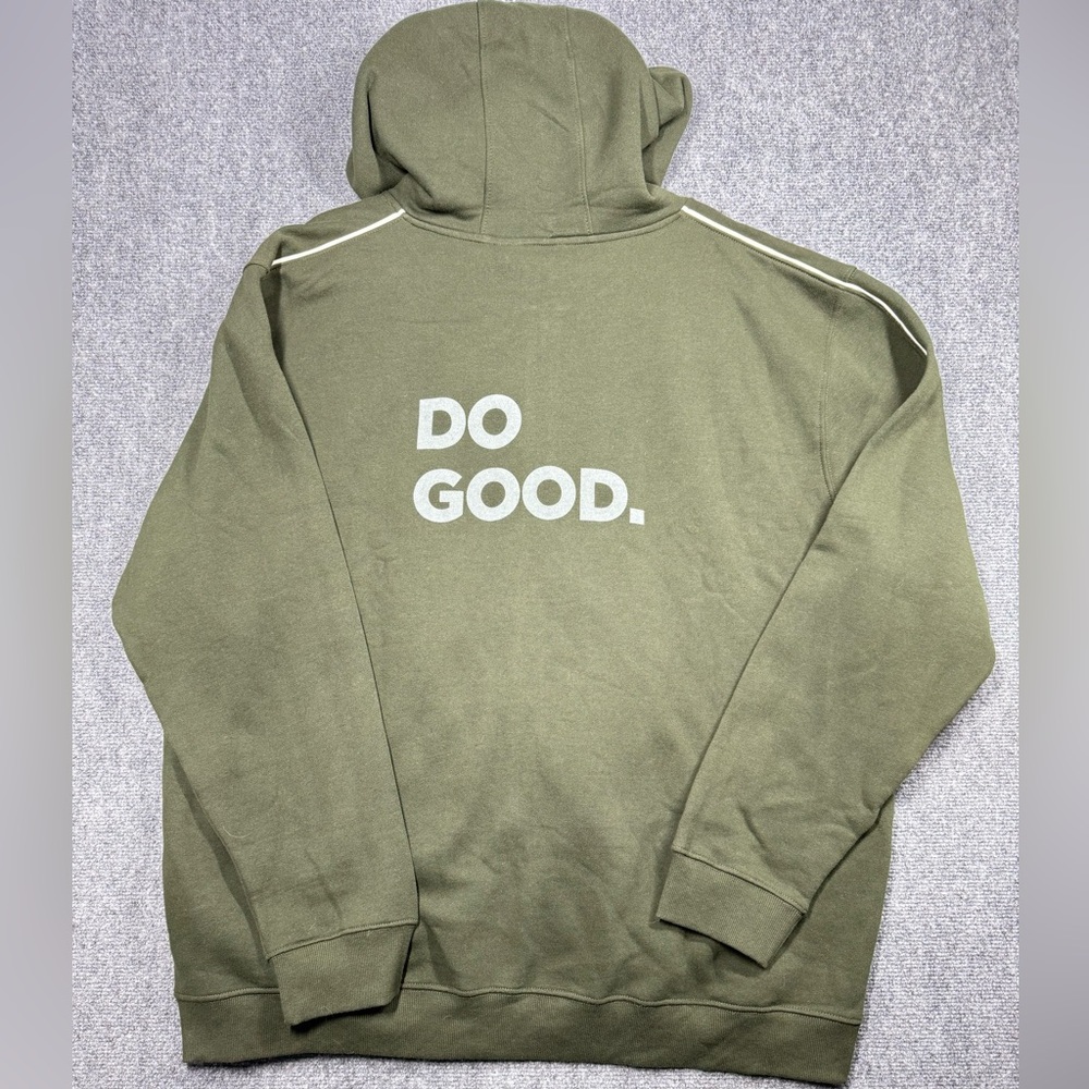Cotopaxi Do Good Full Zip Solid Hoodie Green Men's XXL NWT
